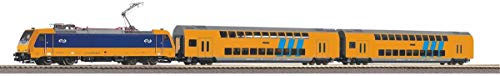 Piko S-Set E-Lok Personenzug mit 2 Doppelstocksitzwagen NS A-Gleis & B V im Sale