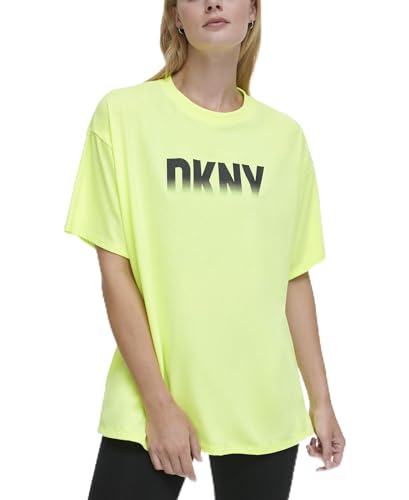 DKNY Women's Fade Away Logo Relax Shirt, Zest, XX-Small on sale