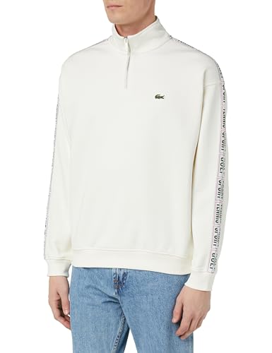 Lacoste Men's Sh2103 Sweatshirt, Flour, on Sale