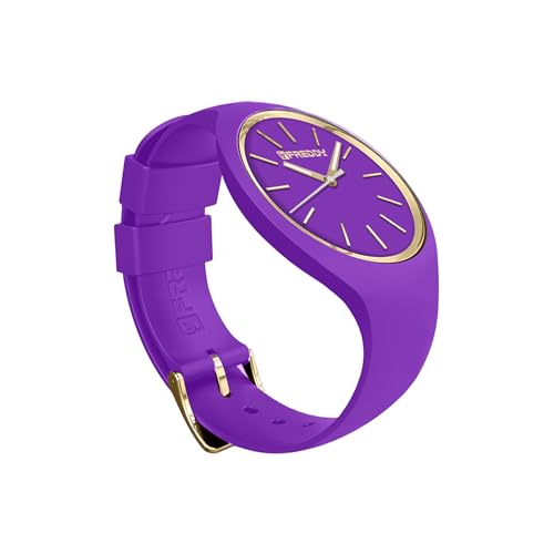 FREDDY Rhythm Women's Silicone Watch, Round Dial, 34 mm, Pink on Sale