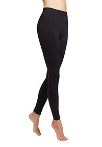 Thumbnail for Wolford Women's Velvet 100 Leg Support Tights, 100 DEN, Black (Black 7005), Small (Manufacturer size: S) on sale