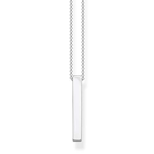 Thomas Sabo Damen Kette Silberner Quader 925 Sterling Silber KE1907-001-21 im Sale