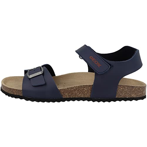 Geox Jungen J Ghita Boy Sandal, Navy/RED, 32 EU im Sale