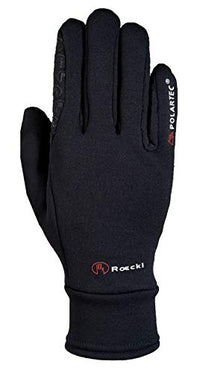 Thumbnail for Roeckl Sports Reithandschuh Warwick, Freizeit Winter Handschuh, Schwarz 7.5 im Sale