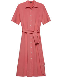 Thumbnail for Van Laack Piqué Dress Kamea Coral 42 on Sale