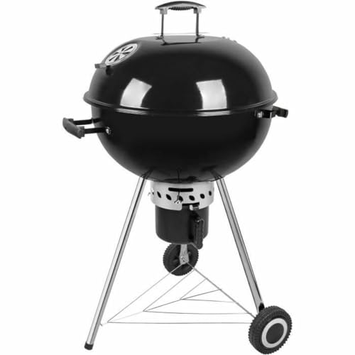 Landmann charcoal grill with lid and wheels 57 cm
