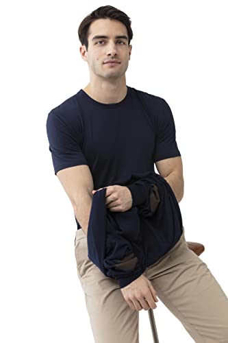 Mey Tagwäsche Serie Hybrid T-Shirt Herren Shirts 1/2 Arm Yacht Blue M(M) im Sale