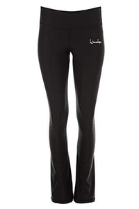 Thumbnail for WINSHAPE Damen Functional Bcl102, Schwarz, Slim Style, Fitness Freizeit Sport Yoga Workout Boot Cut Leggings, Schwarz, EU im Sale