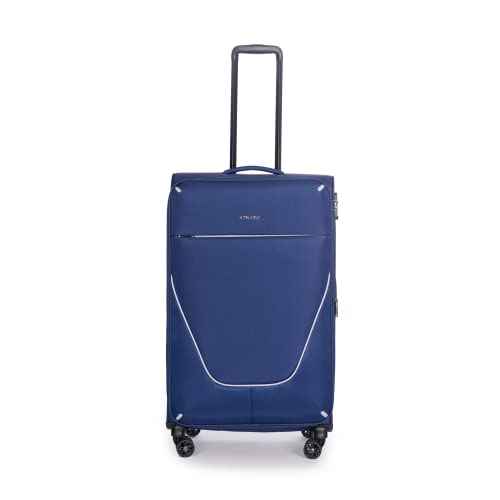 Stratic Strong Koffer Weichschale Reisekoffer Trolley Rollkoffer Handgepäck, TSA Kofferschloss, 4 Rollen, Erweiterbar, im Sale