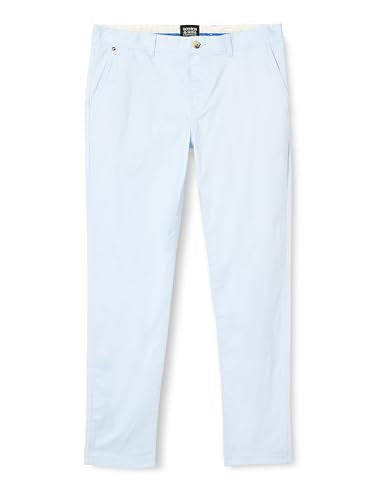 Scotch &amp; Soda Men's Essentials Mott-Cotton Stretch Twill Chino, Shirt Blue, 28-30 on sale
