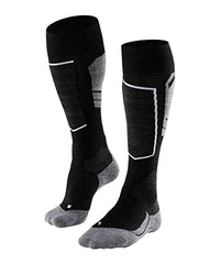 Thumbnail for FALKE Men's Ski Socks SK4 Advanced KH Wool Warm Thin 1 Pair, Black (Black-Mix 3010), 44-45 on Sale