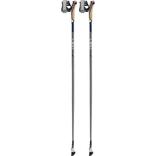 LEKI Smart Flash Stöcke, Light Anthracite-Midnight Blue, 110C im Sale