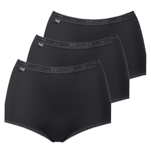 Sloggi Women's Basic+ Maxi 3p Briefs, Black, 46 EU on Sale