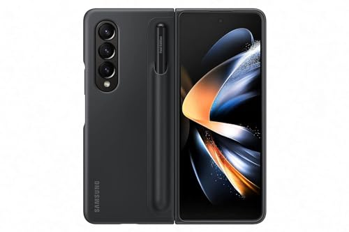 Samsung Standing Cover with Pen EF-OF93P for the Galaxy Z Fold4 | Smartphone, mobile phone case including pen and replacement tips, protective case, shockproof, black on sale