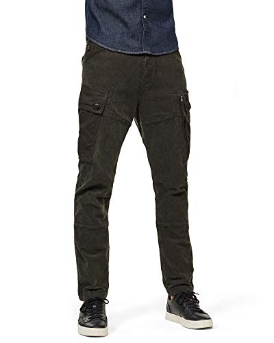 G-STAR RAW Men's Roxic Straight Tapered Cargo Pants, Gray (asfalt gd D17543-C434-B575), 24W / 28 on sale