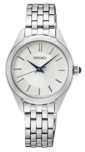 Seiko Women's Analog Quartz Watch with Stainless Steel Bracelet SUR537P1 on Sale