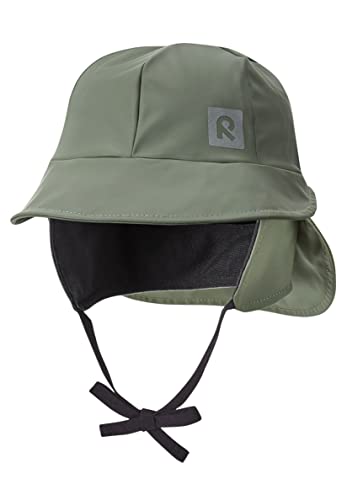 Reima Kinder Regenhut Rainy, wasserdichte Kopfbedeckung mit Ohrenschützer und Reflektoren, Unisex Regenbekleidung für Mädchen und Jungen Candy pink 52 im Sale