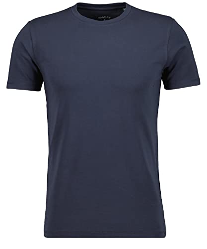 RAGMAN Herren T-Shirt Rundhals, Body fit , Marine-070 im Sale