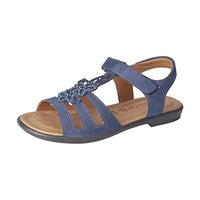 Thumbnail for RICOSTA Girls' Strappy Sandals Amira, Children's Sandals, WMS: Medium, Casual Shoes, Open Shoes, Sandals, Summer Sandals, Nautic (170), 40 EU on Sale