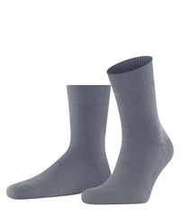 Thumbnail for FALKE Men's Homepads HP Wool Cotton Anti-Slip No Show Socks, 1 Pair, Steel Grey 3250, 35/38 EU on Sale