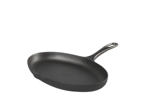 SKEPPSHULT Fisch- und Filé Pfanne 33 x 21,5 cm. Gusseisengriff. Auf Allen Herdarten, Ofen, Grill & offenem Feuer einsetzbar im Sale