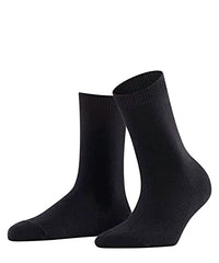 Thumbnail for FALKE Women's Cosy Wool Socks, Wool, 1 Pair, Black (Black 3009), 35-38 on Sale