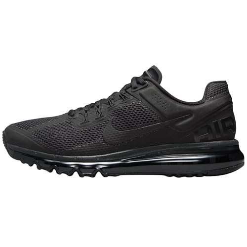Nike Herren Air Max 2013 Sneaker, Schwarz/Schwarz, 44.5 EU im Sale