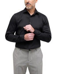 Thumbnail for ETERNA Slim Fit Performence Hemd Langarm New Kent Stretch schwarz im Sale