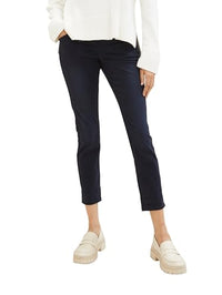 Thumbnail for TOM TAILOR Damen Tapered Relaxed Hosemit Kordelzug , Explicit Grey, 38/28 im Sale