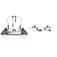 Thumbnail for Atera 022700 PKW Fahrradträger Strada Evo 2 & 022710 Erweiterung Evo 2, eloxiertes Aluminium - Radschiene mit Abstandshalter für den Transport eines 3. Fahrrads im Sale