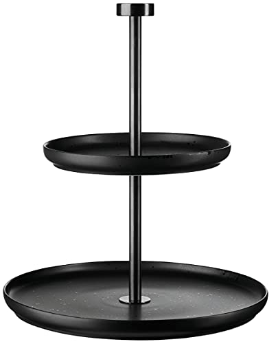 ASA 19670190 coppa cake stand, porcelain, 23.5cm, black on sale