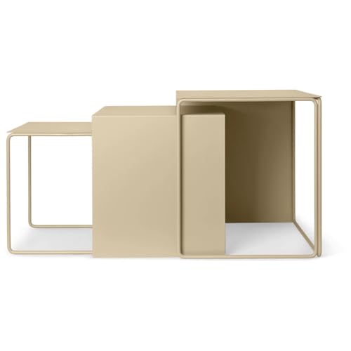 Ferm Living Cluster Side Table Set of 3, Cashmere on Sale