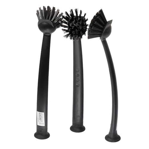 IKEA Rinnig dish brush, dark grey, set of 3 on sale
