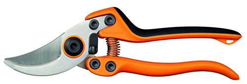 Fiskars Professional Bypass Pruning Shears for Fresh Branches and Twigs, High-Quality Steel Blades, Length: 20 cm, Black/Orange, PB-8 M, 1020204 on Sale
