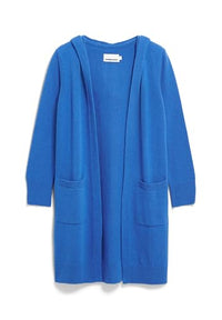 Thumbnail for ARMEDANGELS Damen Strickjacke Relaxed Fit aus Bio-Woll Mix WANDAA Relaxed Fit Warm Blue im Sale