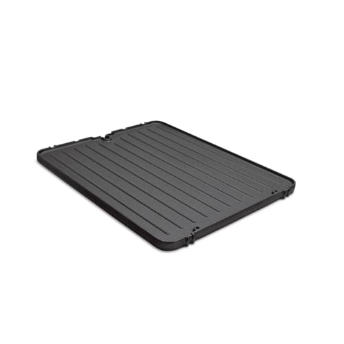 Broil King Cast Iron Griddle Plate for Gem 320 and Porta Chef 320 - Reversible Grill Plate - 27.5 x 33.5 cm on Sale