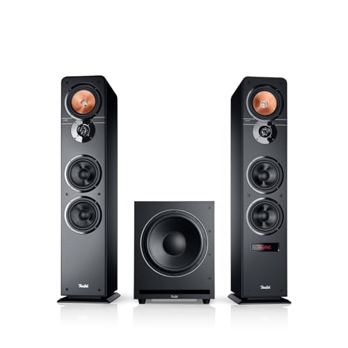 Teufel Ultima Aktiv Club Edition - Powerful 2.1 speaker system with powerful subwoofer, Bluetooth, Dolby Audio, HDMI ARC CEC, 3-way floorstanding speakers - black on sale