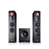 Thumbnail for Teufel Ultima Aktiv Club Edition - Powerful 2.1 speaker system with powerful subwoofer, Bluetooth, Dolby Audio, HDMI ARC CEC, 3-way floorstanding speakers - black on sale