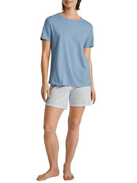 Thumbnail for CALIDA Cotton Stripes Kurz-Pyjama Damen, aus 100% Baumwolle im Sale