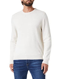 Thumbnail for HECHTER PARIS Herren Knit Crewneck Rundhals Pullover, beige, im Sale