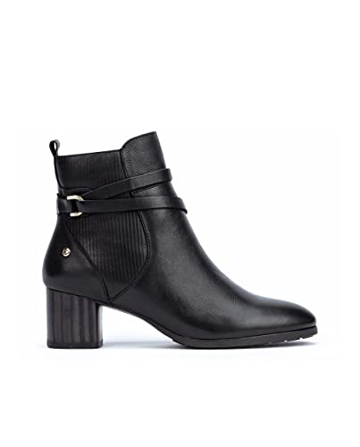 Pikolinos Stiefeletten mit Absatz in Leder CALAFAT für Frauen Farbe Negro im Sale