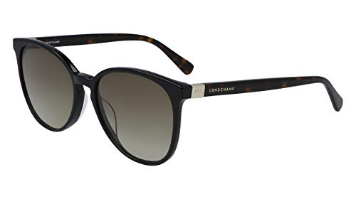 LONGCHAMP Damen LO647S Sonnenbrille, BLACK/HAVANA, 53 im Sale
