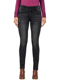 Thumbnail for Timezone Damen EnyaTZ Womanshape Slim Jeans, Black Brushed Wash 9058, 29W / 32 im Sale
