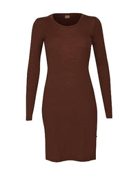 Thumbnail for Dilling long-sleeved nightdress for women made of 100% organic merino wool, black, size 40, on sale