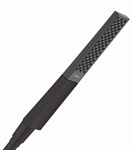 hansgrohe wassersparender Duschkopf Rainfinity (Stabhandbrause 100mm PowderRain) Mattschwarz im Sale