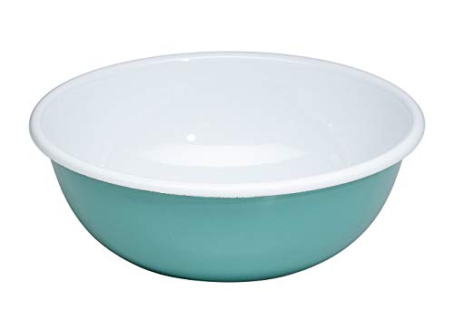Riess, 0305-110, Küchenschüssel 18cm, Classic - Sonderedition Nature Green MEDIUM, Durchmesser 18 cm, Höhe 6.6 cm, Emaille, Grün, Induktion im Sale