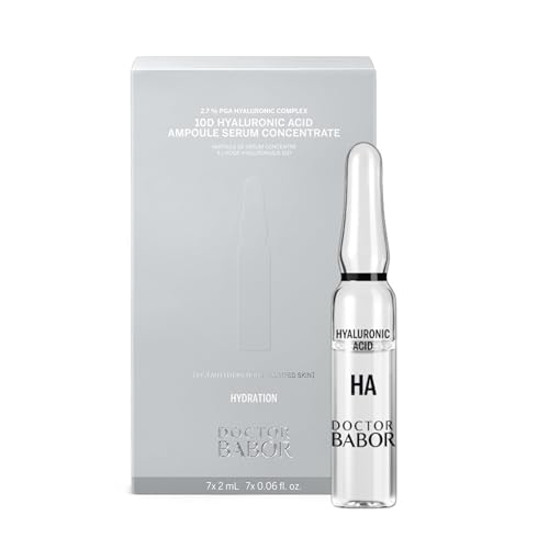 DOCTOR BABOR 10D Hyaluronic Acid Ampoule Serum Concentrate| Intensive Feuchtigkeitspflege mit 10 Hyaluronsäure-Typen für einen strahlenden Teint | Serum für alle Hauttypen | vegan | 7x2ml im Sale