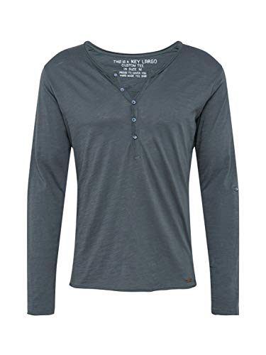 KEY LARGO Herren MLS Ginger T-Shirt, Anthra (1101), im Sale