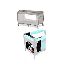 Thumbnail for Hauck Reisebett Sleep N Play Go Plus/für Babys und Kinder ab Geburt bis 15 kg / 120 x 60 cm/Leicht/Kompakt Faltbar/Inkl. Trage Tasche/Rollen/Beige + Wardrobe für Travelcot 60 cm, black im Sale