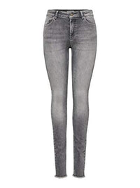 Thumbnail for Women's ONLY Skinny Fit Jeans | Mid-Waist Stretch Denim Pants | ONLBLUSH Life Skinny Jeans, Colors: White, on Sale